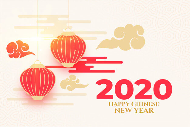 Băng rôn chúc mừng năm mới trung quốc 2020