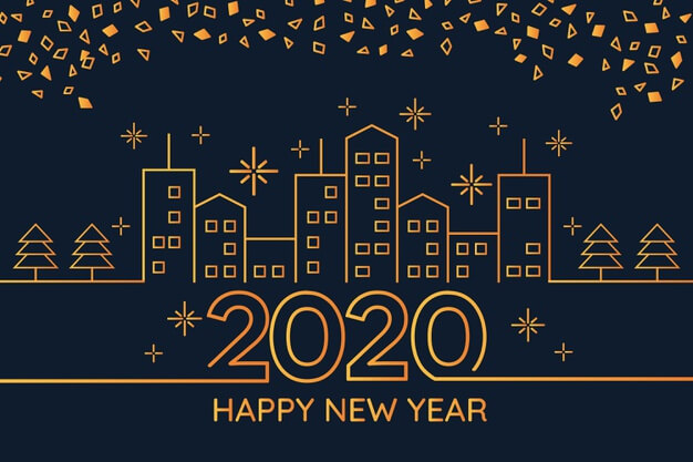 Băng rôn happy new year 2020 #9
