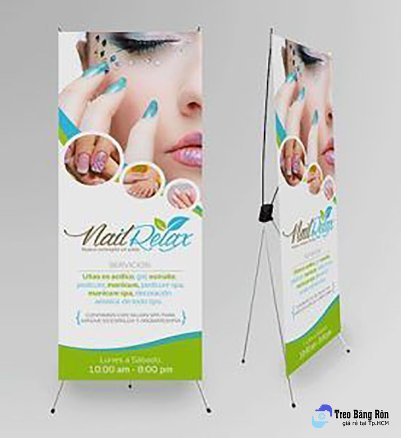 mẫu standee spa