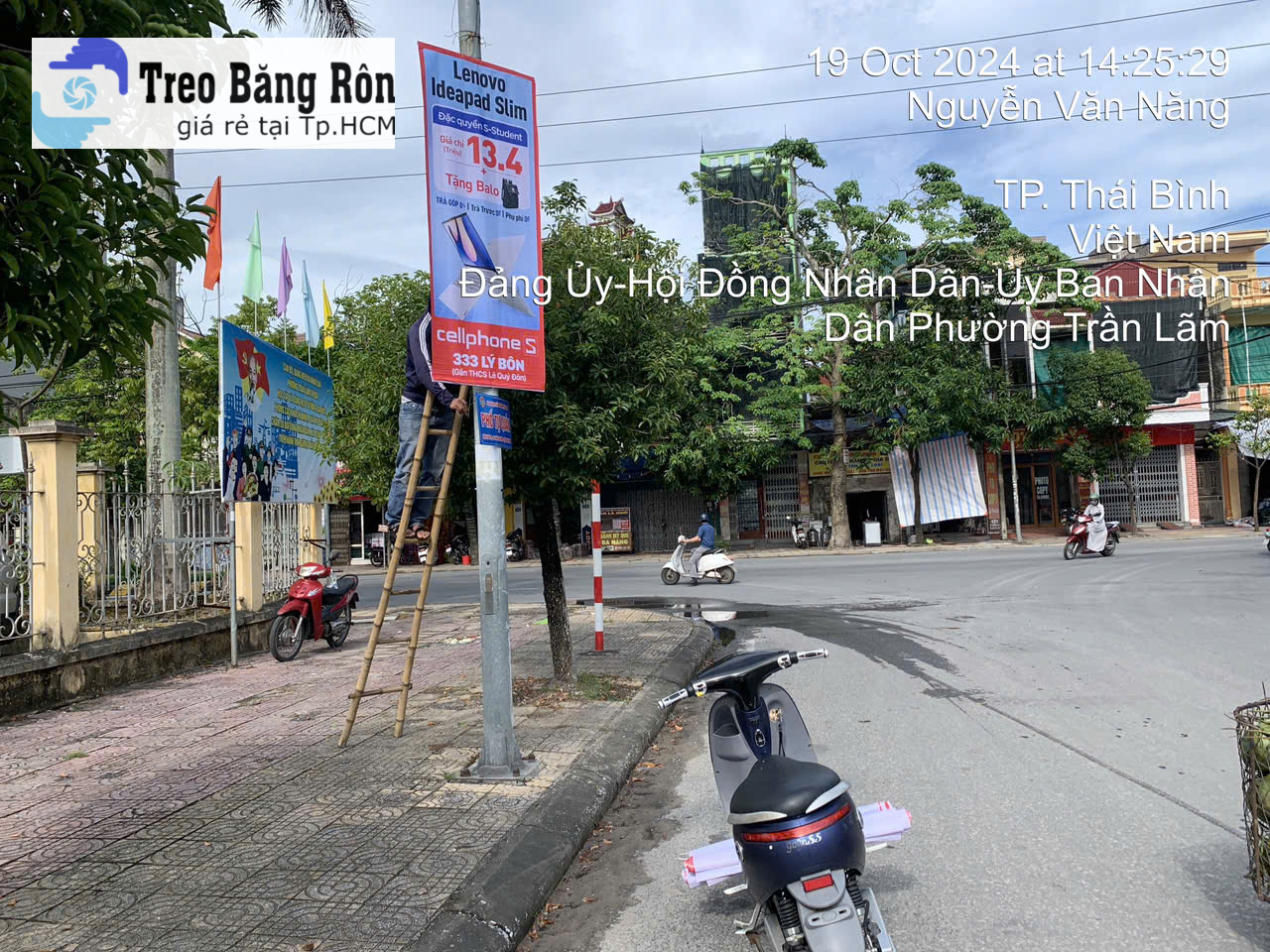 Treo banner tại Đường Nguyễn Văn Năng, TP. Thái Bình Treo banner tại Đường Nguyễn Văn Năng, TP. Thái Bình